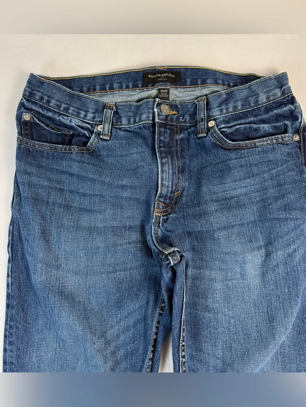 Banana Republic 32x30 Boot Cut Blue Jeans 100% Cotton